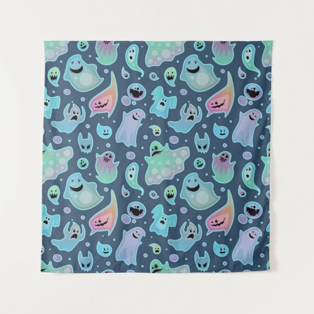 Tapete De Parede padrão fantasma (Frente)