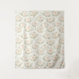 Tapete De Parede Padrão Floral de Noiva