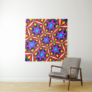 Tapete De Parede Padrão Floral Elegante Abstrato