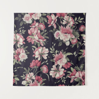 Tapete De Parede Padrão floral sem costura com rosas, aquarela. Vi