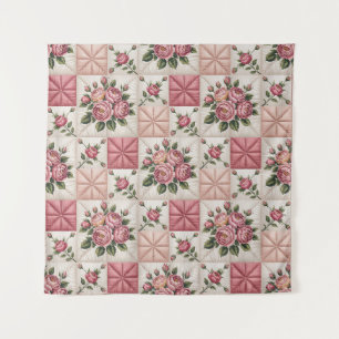Tapete De Parede Padrão Floral Sem Costura, Padrão de Rosas Sem Cos