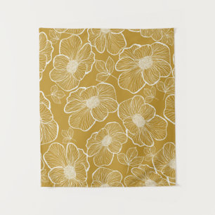 Tapete De Parede Padrão floral uniforme de abstrato. Grupo de trá