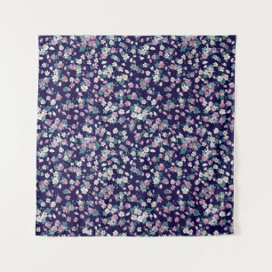Tapete De Parede Padrão floral uniforme simples com cor brilhante