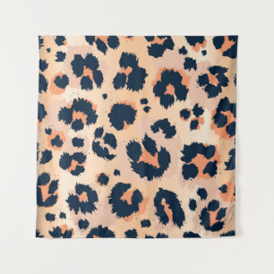 Tapete De Parede Padrão Leopardo: Design engraçado sem carne