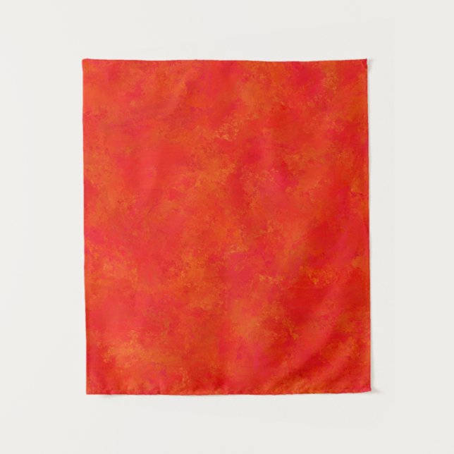 Tapete De Parede Padrão Red Orange Abstrato (Frente)