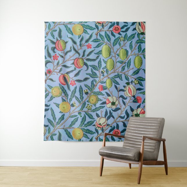 Tapete De Parede Padrão romântico por William Morris (In Situ)