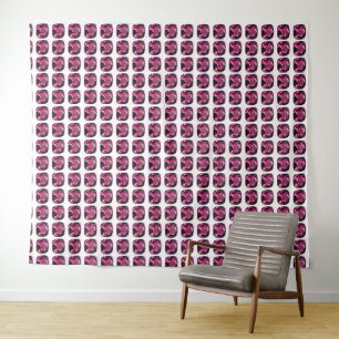 Tapete De Parede Padrão Roxo