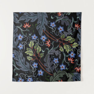 Tapete De Parede Padrão sem costura com flores no estilo de deco de