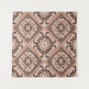 Tapete De Parede Padrão sem costura com ornamento de aquarela