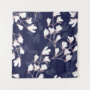 Tapete De Parede Padrão sem costura da flor de Magnolia com flor b
