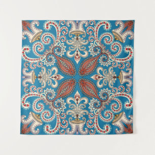 Tapete De Parede Padrão sem costura de mandala colorido