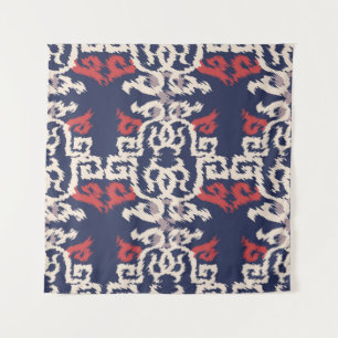 Tapete De Parede Padrão sem costura no estilo oriental abstrato, ár