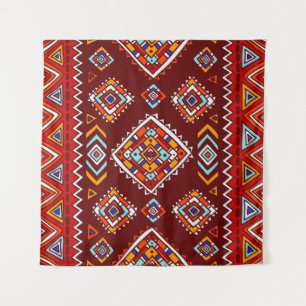 Tapete De Parede Padrão tribal tradicional em estilo étnico