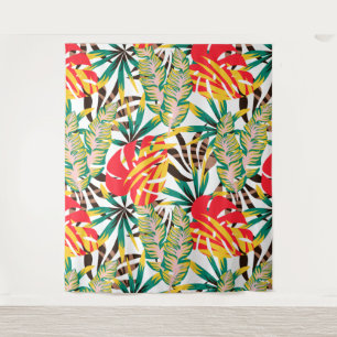 Tapete De Parede Padrão tropical brilhante