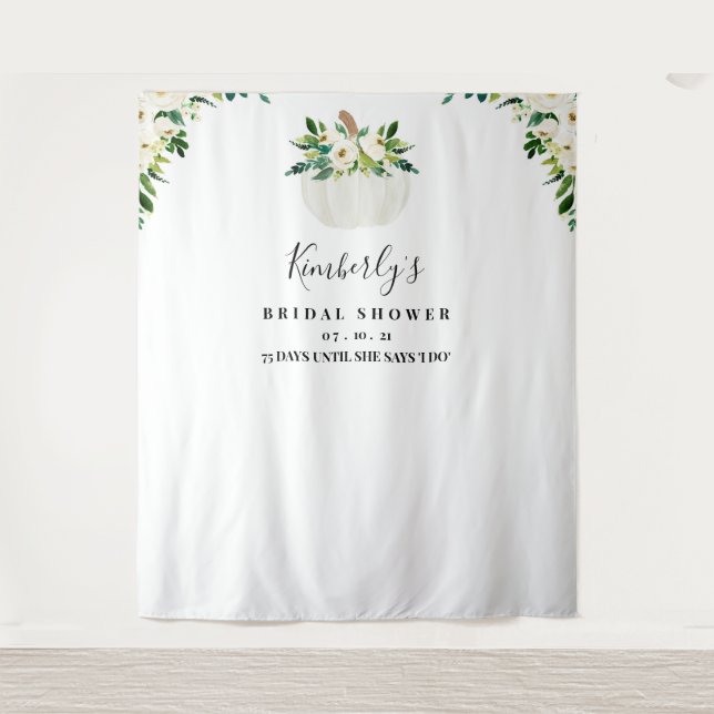 Tapete De Parede Painel de Fundo de Casamento de Abóbora, Acessório (Frente)