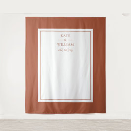 Tapete De Parede Painel de Fundo Terracota Clássico para Fotobooth 