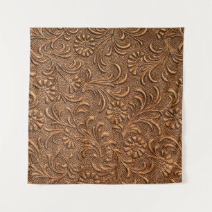 Tapete De Parede painel floral em relevo, cobre