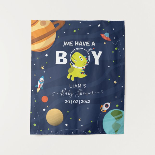 Tapete De Parede Painel Legal do Dinossauro do Espaço (Frente)