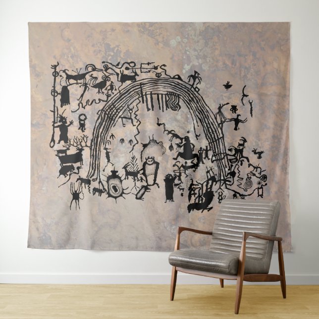 Tapete De Parede Painel Petroglicph - Rochester Creek, Utah (In Situ (Horizontal))