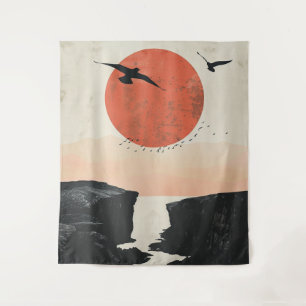 Tapete De Parede Paisagem Boho Abstrato (12)