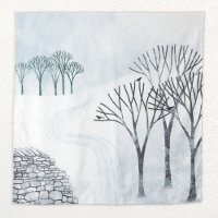 Paisagem da neve invernal