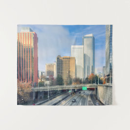 Tapete De Parede Paisagem de Seattle com Highway