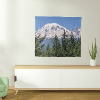 Tapete De Parede Paisagem do Monte Rainier coberta por neve