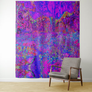Tapete De Parede Paisagem Puro Impressionista Psicodélica