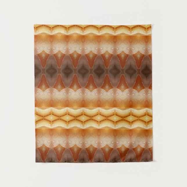 Tapete De Parede Pale Peachy Ikat 6 (Frente)