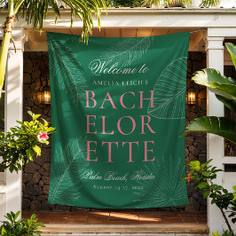 Tapete De Parede Palmeira tropical colorida moderna deixa soleira