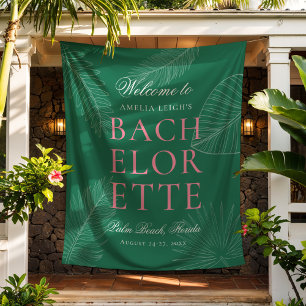 Tapete De Parede Palmeira tropical colorida moderna deixa soleira