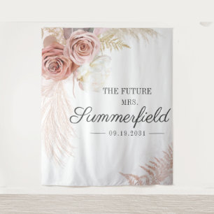 Tapete De Parede Pampas Grass Tan Chá de panela Backdrop