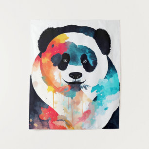Tapete De Parede Panda Bear Natureza Selvagem Pintura De Cor Animal