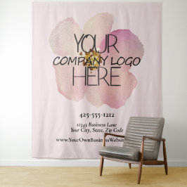 Tapete De Parede Pano de Fundo com Logotipo da Feira de Negócios da