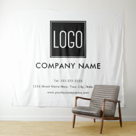 Tapete De Parede Pano de Fundo com Logotipo para Feiras de Negócios