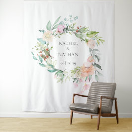 Tapete De Parede Pano de Fundo de Cabine de Fotos de Casamento com 