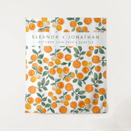 Tapete De Parede Pano de fundo de cabine de fotos de laranja em aqu