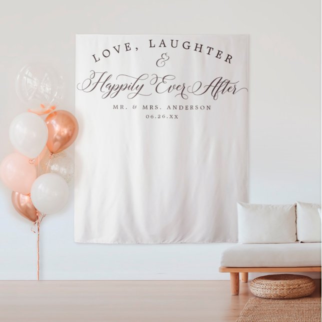 Tapete De Parede Pano de Fundo de Casamento Amor e Riso (Criador carregado)