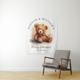 Tapete De Parede Pano de Fundo de Churrasco de Urso de Pelúcia Neut