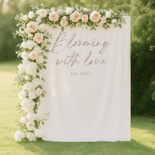Tapete De Parede Pano de Fundo de Fotografia de Casamento Blooming