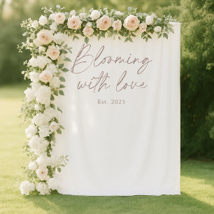 Tapete De Parede Pano de Fundo de Fotografia de Casamento Blooming