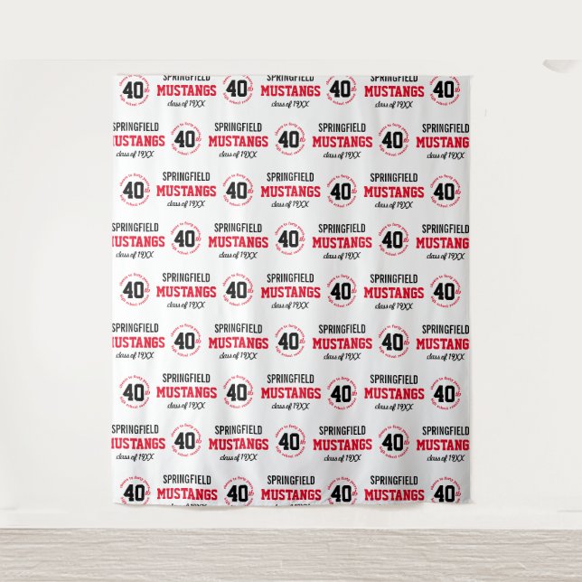 Tapete De Parede Pano de Fundo de Step e Repeat para Reunião de 40  (Frente)