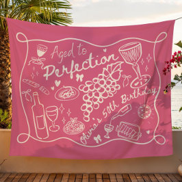 Tapete De Parede Pano de Fundo Envelhecido Personalizado para Vinho