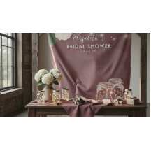Pano de Fundo para Chá de Noiva Jarras Mason Hydra
