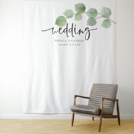 Tapete De Parede Pano de Fundo para Fotos de Casamento com Nomes de