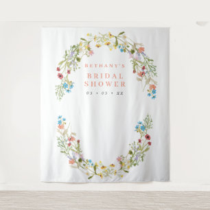 Tapete De Parede Pano de Fundo para Fotos de Noiva com Flores Silve