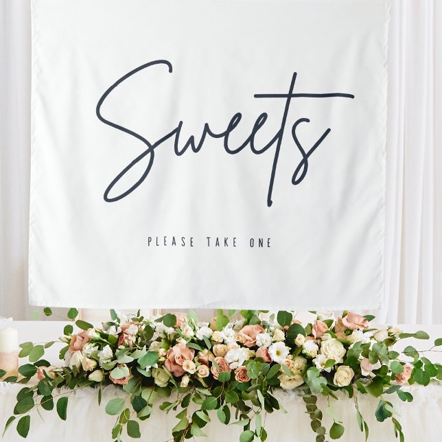 Tapete De Parede Pano de Fundo para Mesa de Doces Casamento (Sweets Table Backdrop Take One Dessert Wedding
)