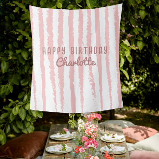 Tapete De Parede Pano de Fundo Personalizado com Nome de Aniversári