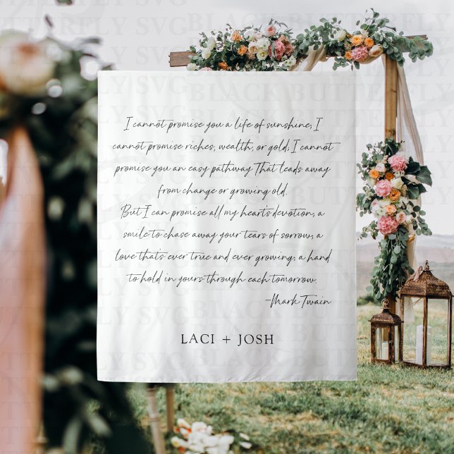 Tapete De Parede Pano de Fundo Personalizado para Cerimônia de Casa (Wedding Ceremony Banner Backdrop)