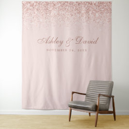 Tapete De Parede Pano de Fundo Rosa Dourado Confete Rosa para Cabin